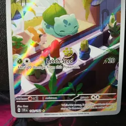 Pokemon TCG Bulbasaur IR Stellar Crown Card 143/142 NM Condition - Image 3