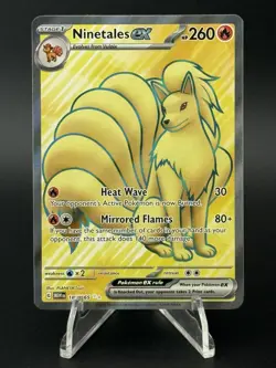 Ninetales ex SV: Scarlet & Violet 151 186/165 Pokemon Card Holo - Image 1