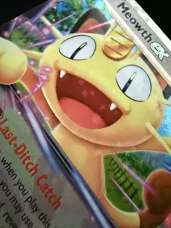 Meowth ex 062/088 ME03 Perfect Order Double Rare Holo Pokemon TCG Card NM - Image 4