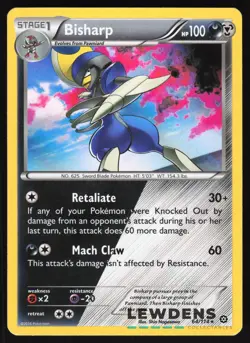 Bisharp - 64/114 - Holo Rare - Steam Siege - Pokemon Card - Image 1