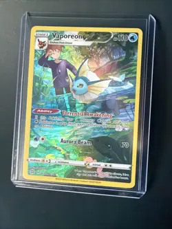 Vaporeon TG02/TG30 Brilliant Stars Trainer Gallery Card Ultra Rare Gem Mint - Image 1