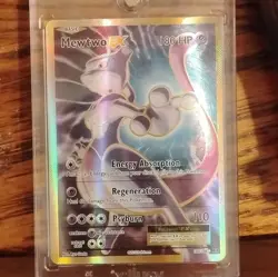 Pokemon Mewtwo EX Full Art Holo Ultra Rare Evolutions 103/108 HP 180 Card - Image 1
