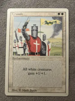 MTG Revised Edition (3rd) - Crusade - BANNED - HP - Image 1