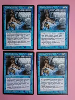 Magic the Gathering MTG Ice Age KROVIKAN SORCERER X 4 LP/EX C 1995! - Image 1