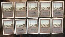 *** UNLIMITED 10x Swamp (Gray Sky) *** EX+ Clean! - Magic MtG - Image 1