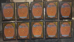 *** UNLIMITED 10x Swamp (Orange Sky) *** EX+ Clean! - Magic MtG - Image 2