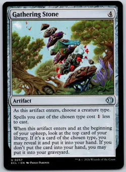 Gathering Stone U Lorwyn Eclipsed 257 NM - Image 1