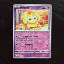 Fidough 066/142 Pokemon Stellar Crown Scarlet & Violet Reverse Holo Common NM - Image 1