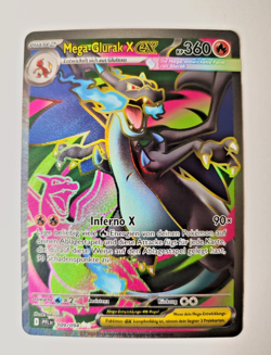 🔥 Pokemon, Mega Glurak X EX – PFL 109/094, Fatale Flammen, DEU, Fullart 🔥 - Image 1