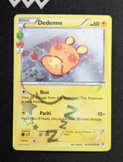 Dedenne RC10/RC32 Generations: Radiant Collection Pokemon NM Holo - Image 1
