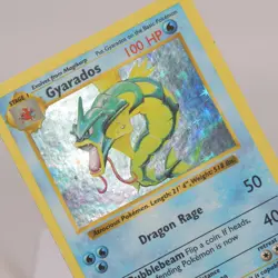 Pokemon TCG - Gyarados 6/102 Base Set Holo Rare Shadowless WOTC - HP - Image 1