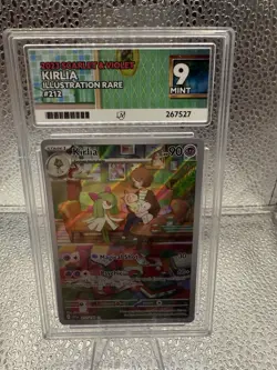 Pokemon TCG Kirlia Scarlet Violet Set Holo Card 212/198 Illustration Rare Ace 9 - Image 1