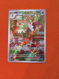 Pokemon TCG Kirlia Scarlet Violet Holo Illustration Rare Card 212/198 NM - Image 2