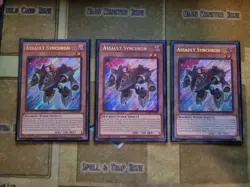YUGIOH 3X ASSAULT SYNCHRON BLMR-EN003 SECRET 1ST ED NM - Image 1