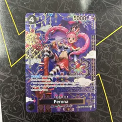 One Piece TCG - Perona OP06-093 OP14 SP English Alt Art The Azure Sea's Seven - Image 1
