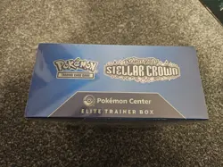 TCG Pokemon Center Exclusive Stellar Crown Elite Trainer Box Etb New & Sealed UK - Image 4