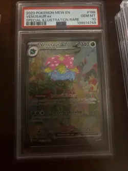 Pokemon Graded Card Lot Special Illustration Rare Venusaur ex Charizard ex - Image 1