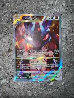Pokemon TCG Cards Lucario VSTAR SWSH291 Black Star Promo Holo NM-M - Image 3