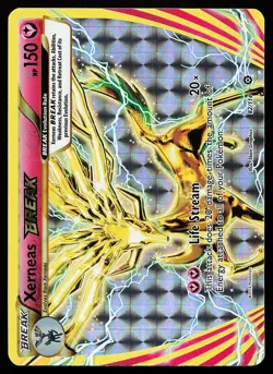 Xerneas BREAK 82/114 Holo XY Steam Siege Pokemon Card - Image 1