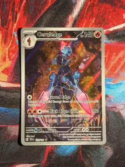 Pokemon TCG Ceruledge Illustration Rare Holo Card Sv08: Surging Sparks 197/191 - Image 1
