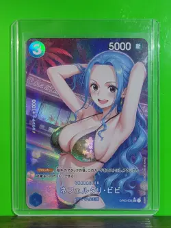 NEFERTARI VIVI Waifu Goddess Prismatic Refractor Card CUSTOM MADE - Image 2