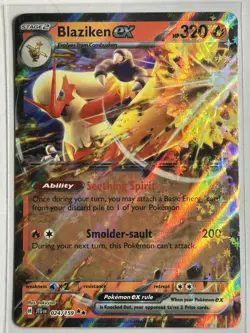 Blaziken ex Double Rare SV09: Journey Together 024/159 LP-NM Pokemon Card - Image 1