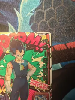 NM Vegeta BOOOM Holo UGM1-SCP3 Japanese Dragon Ball Heroes Card - Image 3