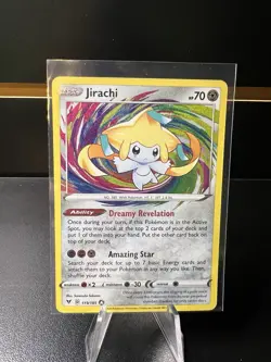 Pokemon TCG Jirachi Vivid Voltage Holo Rare Card 119/185 - Image 1