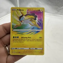 Pokemon Card TCG - Raikou 050/185 Amazing Rare Vivid Voltage Near Mint - Image 2