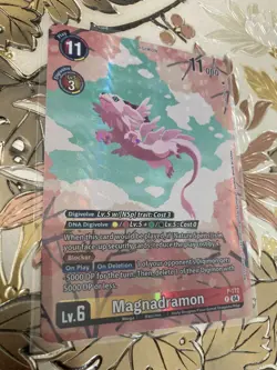 Digimon Card Game Special Booster 2.5 Magnadramon P-172 Foil Box Topper - Image 1