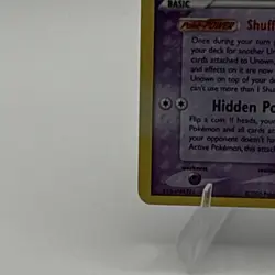 Pokemon Unown (R) R/28 Unseen Forces Holo Rare Basic Card 60HP 2005 - Image 5