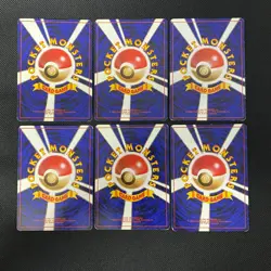 Base Set 1996 Normal Card Set of 6 Japanese Pokemon Card Old Back s007441 - Image 2