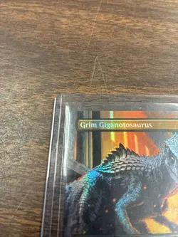2023 MTG Magic the Gathering Jurassic World Collection #11 Grim Giganotosaurus - Image 2
