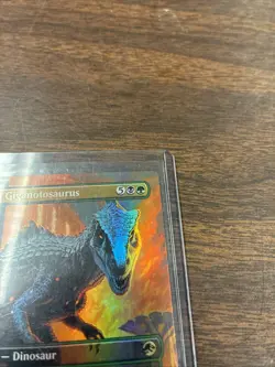 2023 MTG Magic the Gathering Jurassic World Collection #11 Grim Giganotosaurus - Image 3