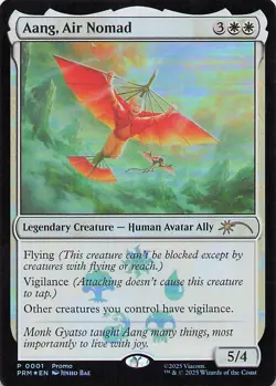 Aang, Air Nomad Avatar: The Last Airbender Promo Foil - Image 1