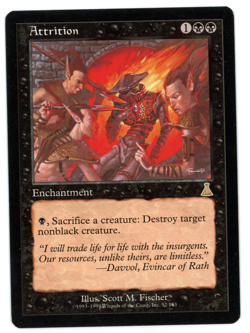 Attrition -- MTG (SP+ Quality) - Urza's Destiny - See scans!! - Image 1
