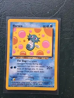 Horsea 62/111 -1st Edition- Neo Genesis Pokemon Card. - Image 1