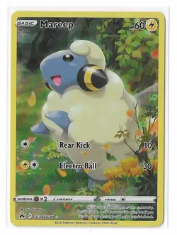 Mareep GG34/GG70 SWSH Crown Zenith Ultra Rare Holo Pokemon TCG NM - Image 1