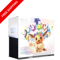 Pokemon TCG: S&V Prismatic Evolutions Factory Sealed Elite Trainer Box - Image 1