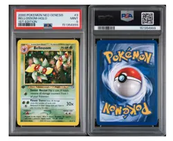 2000 Pokemon Bellossom 3/111 1st Edition Neo Genesis Holo PSA 9 MINT - Image 3