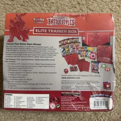 Pokemon Battle Styles Red ETB NEW FACTORY SEALED Elite Trainer Box READ Desc. - Image 2