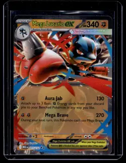 Pokemon tcg ME01: Mega Evolution Mega Lucario ex #077/132 - Image 1