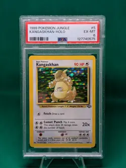 1999 Pokemon Kangaskhan Holo Rare 5/64 PSA 6 - Image 1
