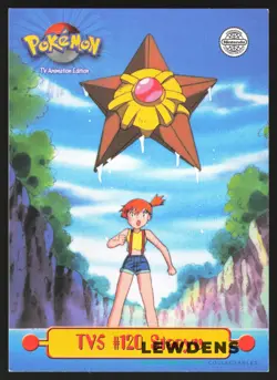 Staryu #120 - TV5 - Pokemon Topps Series 1 Puzzle Top Left - TV Animation - UK 2 - Image 1