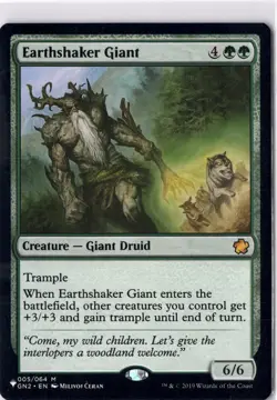 Earthshaker Giant NM/M* Foundations (The List) ENGLISH 005/064 mtg -UnltdCards - Image 1