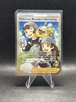 Pokemon Breeder's Nurturing (Full Art) 188/189 Swsh03: Darkness Ablaze Holo - Image 1