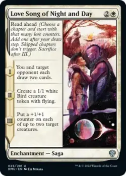 Love Song of Night and Day -Foil Light Play MTG Dominaria United - Image 1