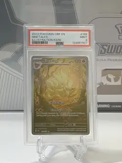 PSA 9. Ninetales Scarlet Violet Obsidian Flames Pokemon TCG 199/197 - Image 1