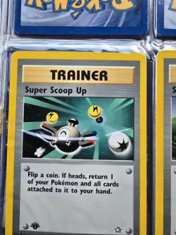 1st Edition Super Scoop Up 98/111 Pokemon Neo Genesis Regular English Vintage LP - Image 1