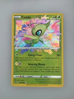 2020 Pokemon Vivid Voltage Celebi 009/185 NM - Image 1